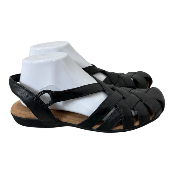 Earth Shoes - Earth origins womens berri sandal Black Size 9.5